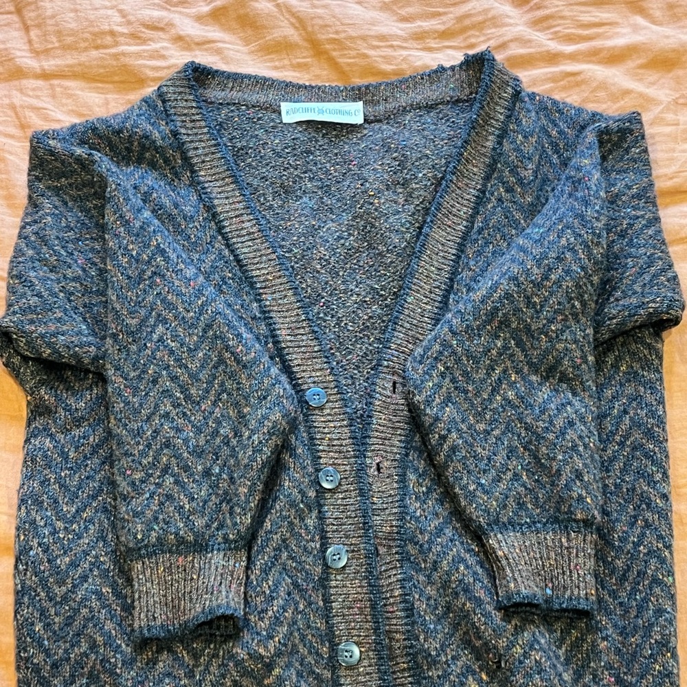 Radcliffe Clothing Co. Shetland Wool Multicolored Cardigan, Men’s M